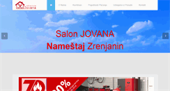 Desktop Screenshot of jovana.co.rs
